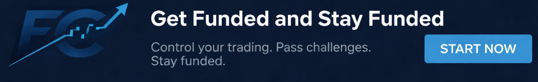 FundedControl trading banner Get Funded and Stay Funded prop firm trading journal and risk management tool